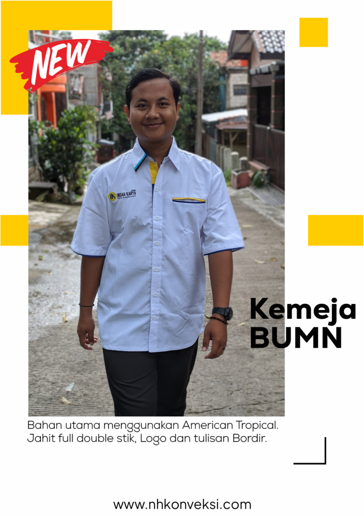 kemeja bumn bahan tropical