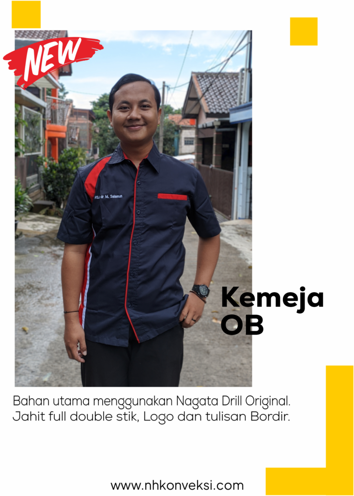 kemeja ob bahan nagata drill