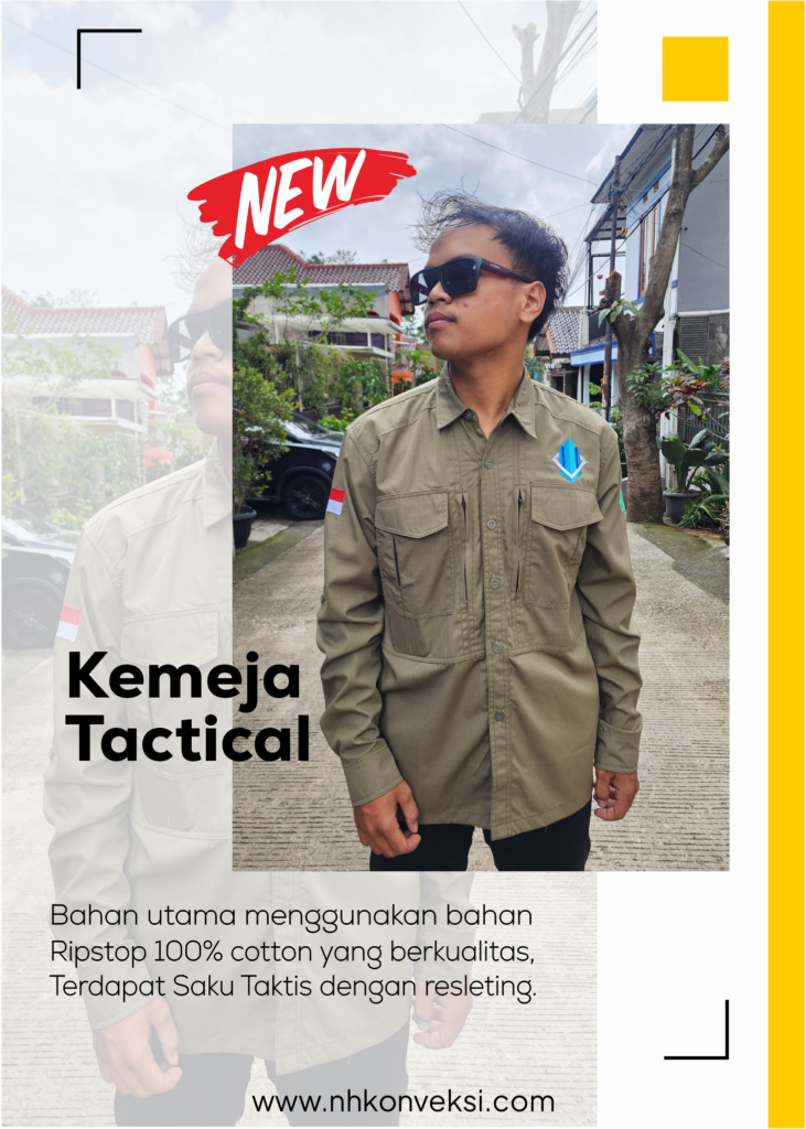 kemejaq tactical bahan ripstop